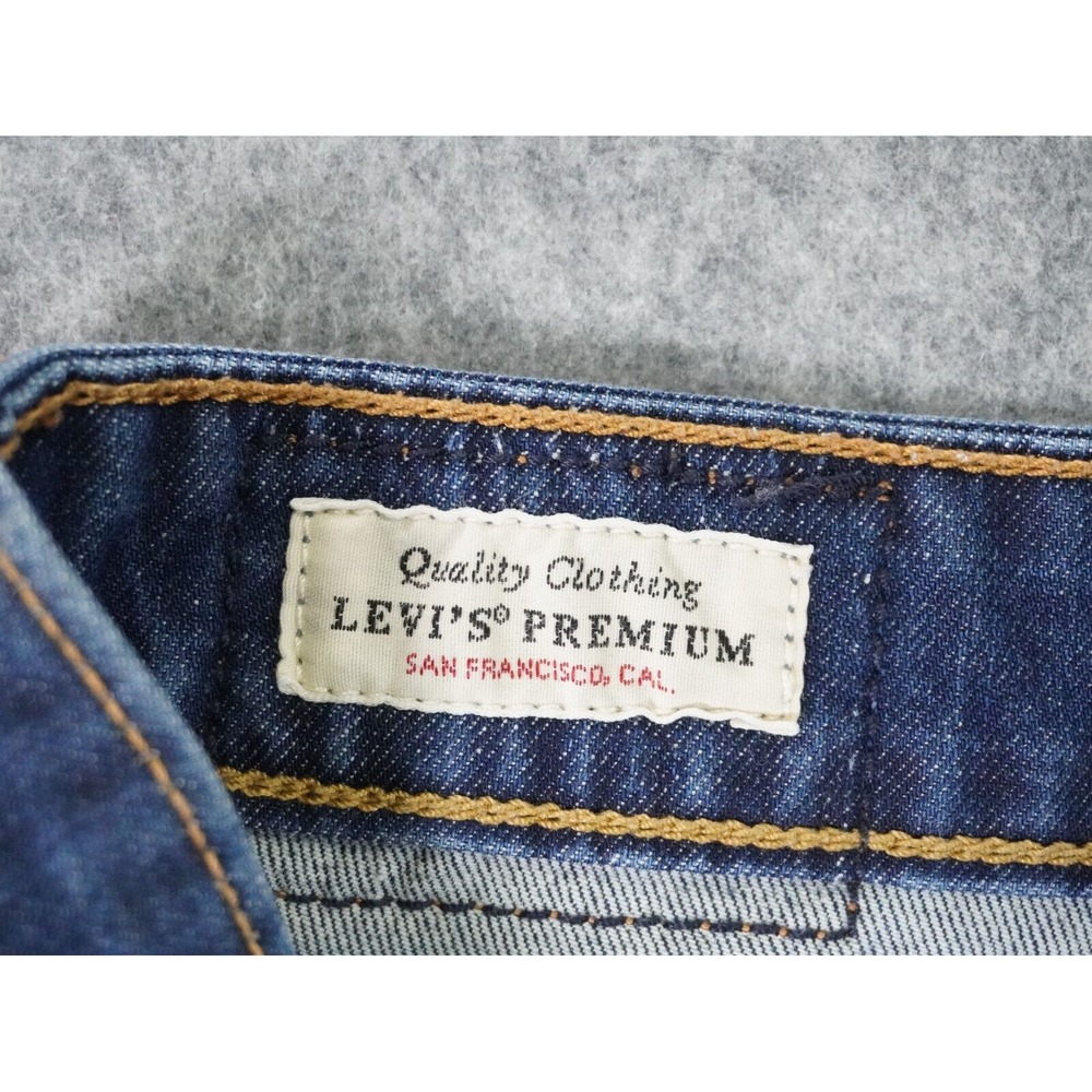 Levis Jeans Womens 30 Blue 721 High Rise Skinny Medium Wash Stretch Denim - Picture 7 of 11